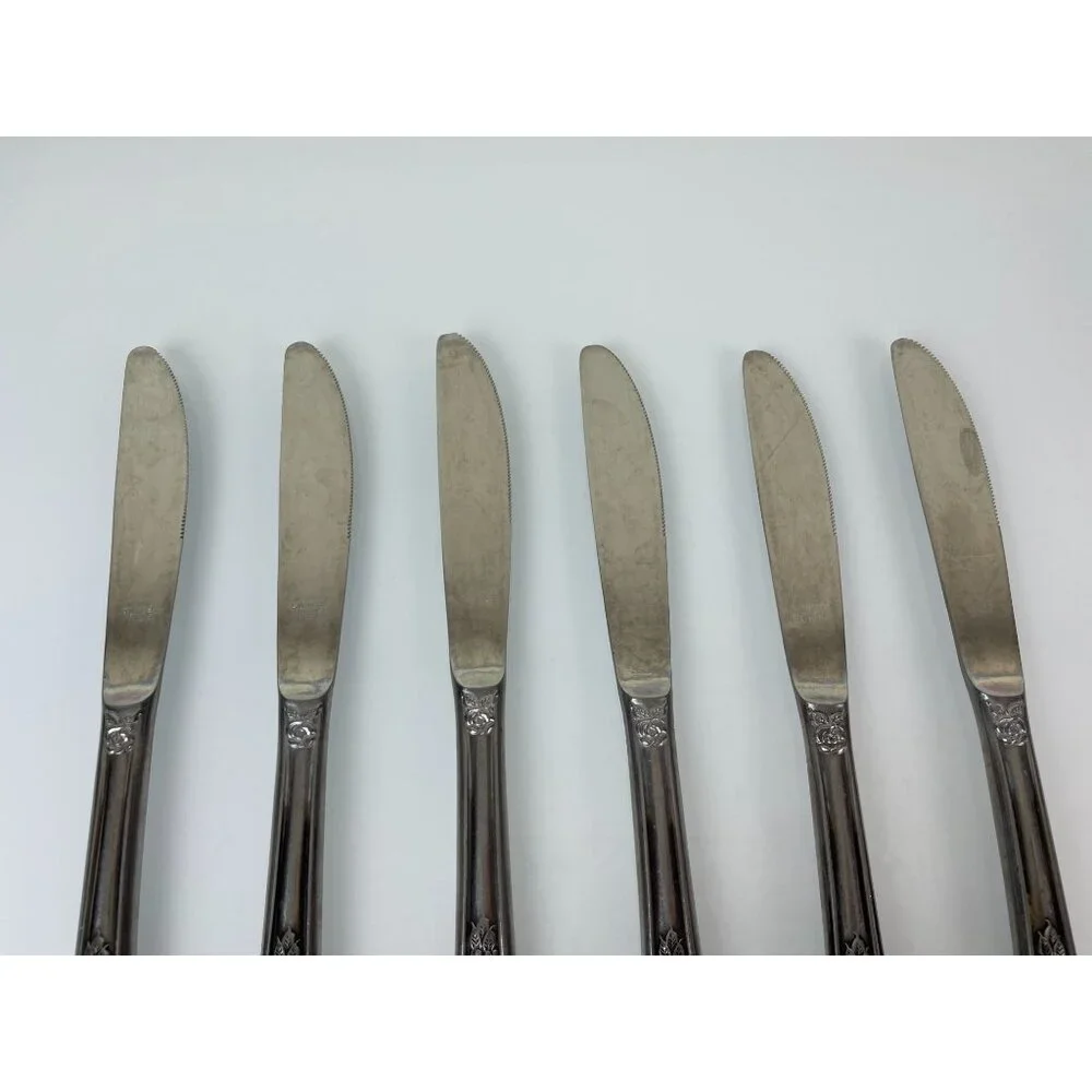 Set of 6 Versailles Stainless Steel Knives, MSI Made in Japan 8.75